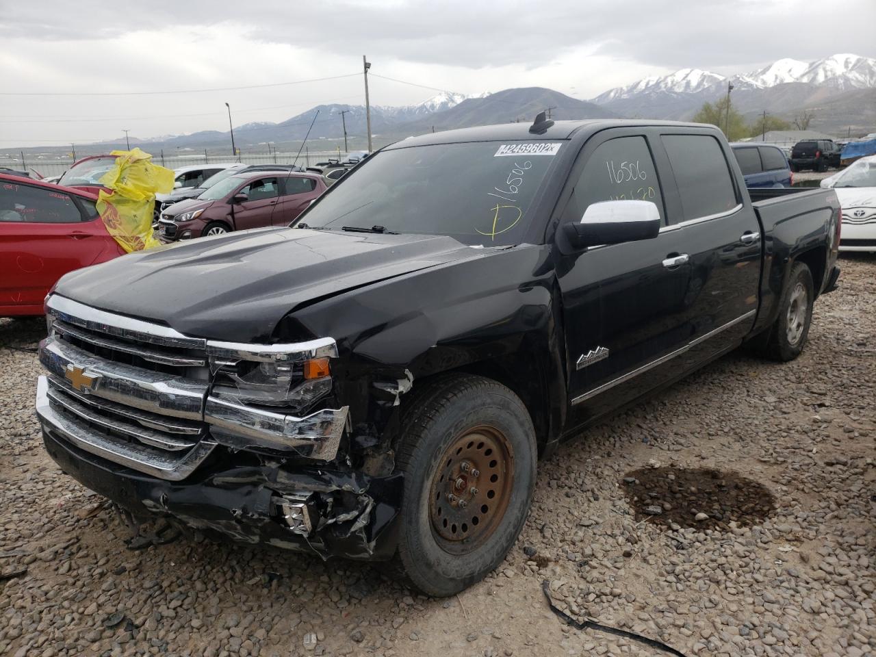 Photo 2 from auction – 2016 CHEVROLET SILVERADO with VIN 3GCUKTEC6GG329274