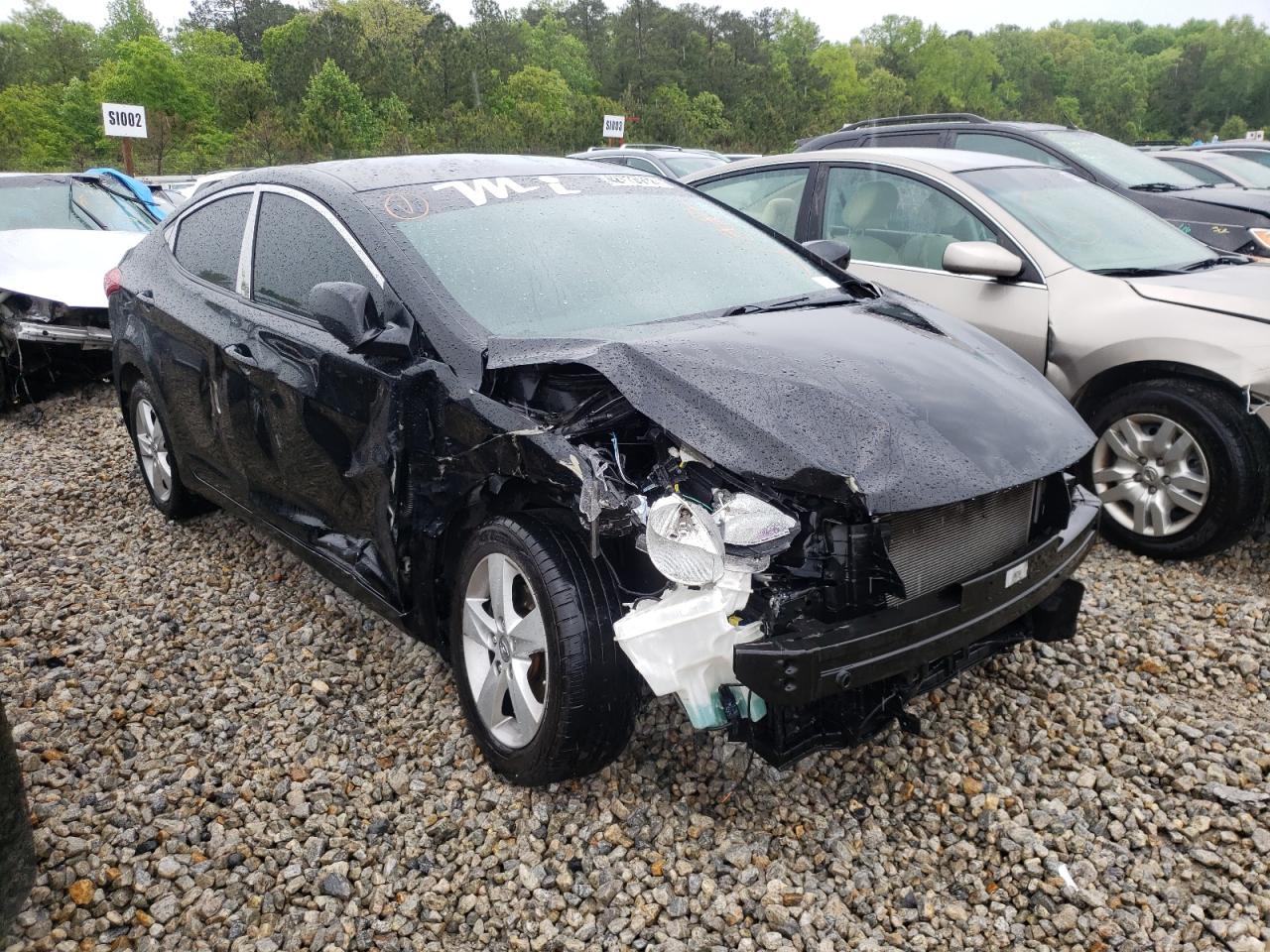 HYUNDAI ELANTRA GL 2012 with VIN KMHDH4AE5CU321679 - Photo from auction