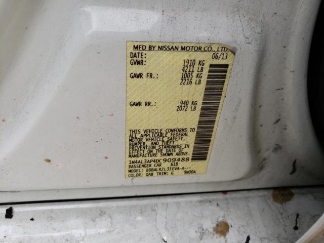 Photo 10 from auction – 2013 NISSAN ALTIMA 2.5 with VIN 1N4AL3AP4DC909488