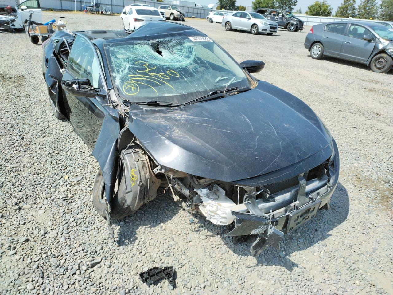 HONDA CIVIC LX 2016 with VIN 19XFC2F59GE232663 - Photo from auction