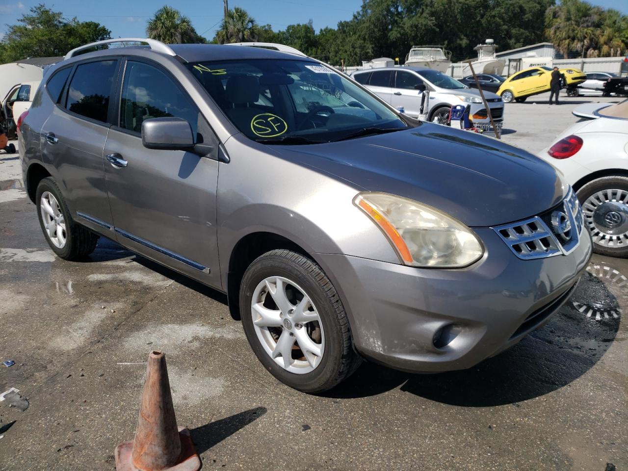 NISSAN ROGUE S 2011 with VIN JN8AS5MT6BW564580 - Photo from auction