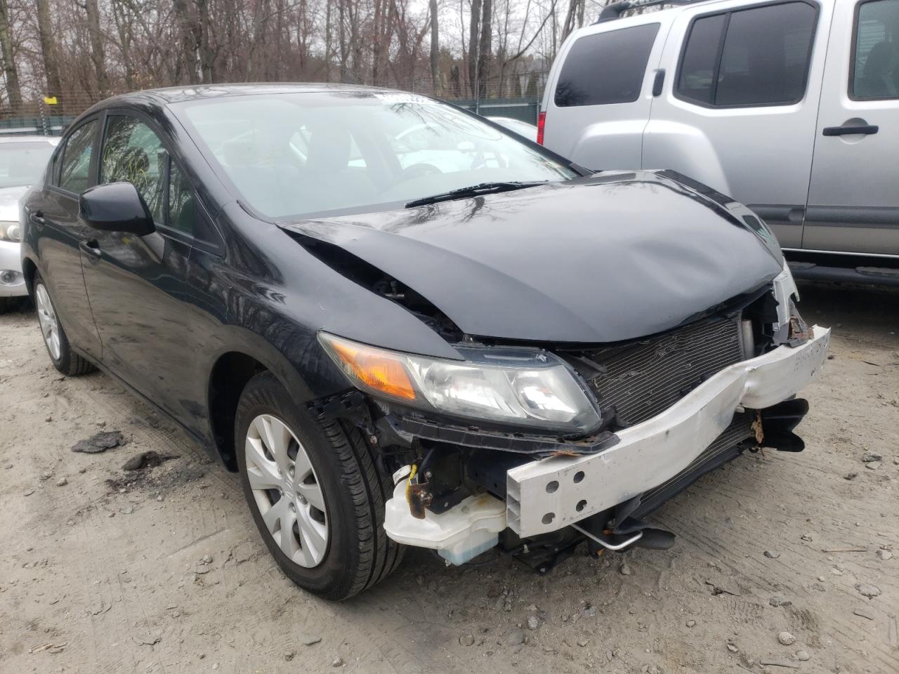 Photo 1 from auction – 2012 HONDA CIVIC LX with VIN 2HGFB2F51CH592366