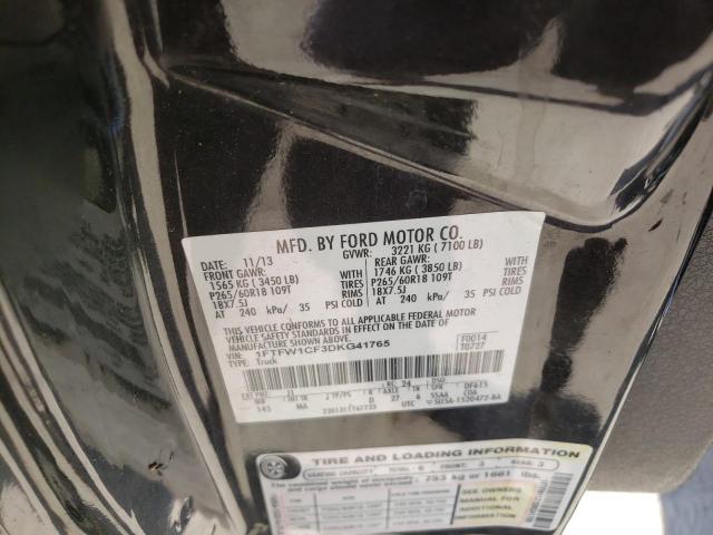 Photo 10 from auction – 2013 FORD F150 SUPER with VIN 1FTFW1CF3DKG41765