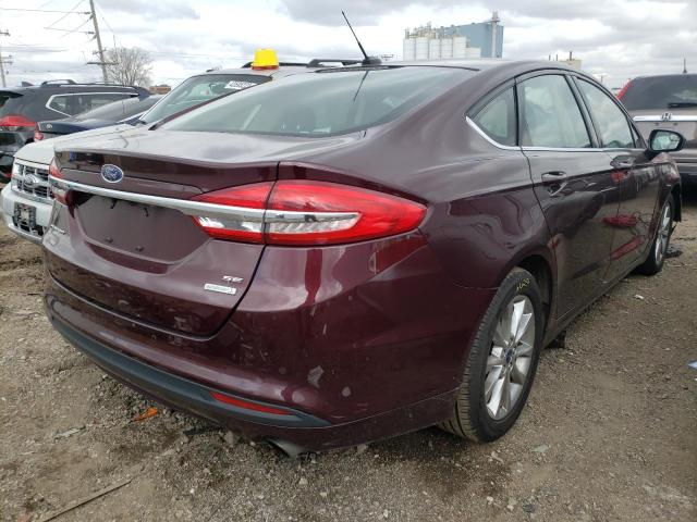 Photo 4 from auction – 2017 FORD FUSION SE with VIN 3FA6P0HD0HR415933