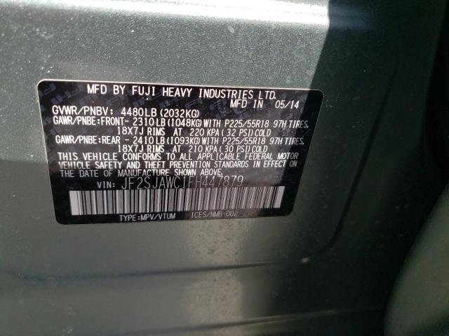 Photo 10 from auction – 2015 SUBARU FORESTER 2 with VIN JF2SJAWC1FH447879
