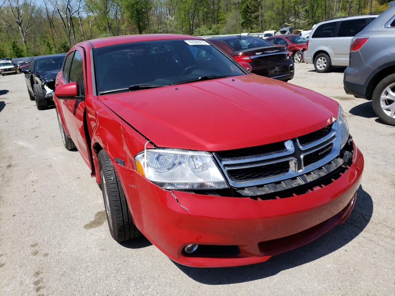 DODGE AVENGER LU 2011 with VIN 1B3BD2FG3BN528782 - Photo from auction