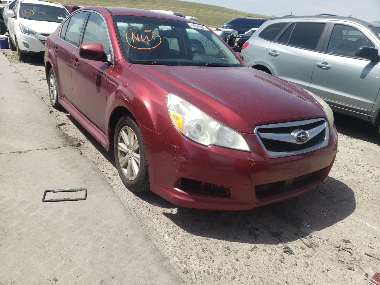 SUBARU LEGACY 2.5 2010 with VIN 4S3BMCF61A3235176 - Photo from auction