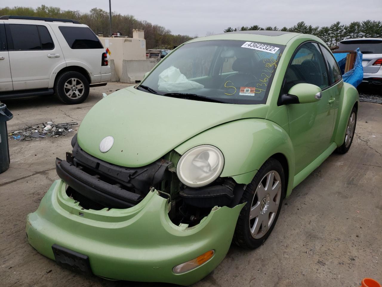 Photo 2 from auction – 2003 VOLKSWAGEN NEW BEETLE with VIN 3VWCD21C73M432881
