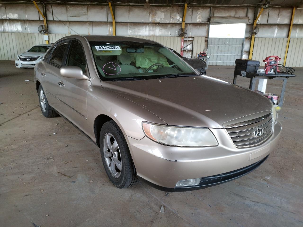Photo 1 from auction – 2007 HYUNDAI AZERA GLS with VIN KMHFC46D97A209448