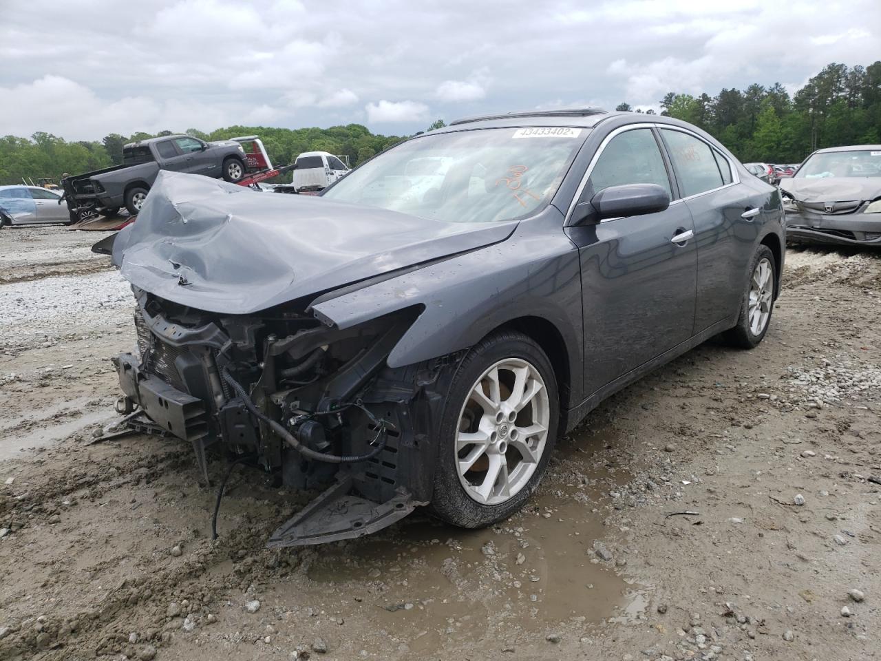 Photo 2 from auction – 2012 NISSAN MAXIMA S with VIN 1N4AA5AP4CC837210