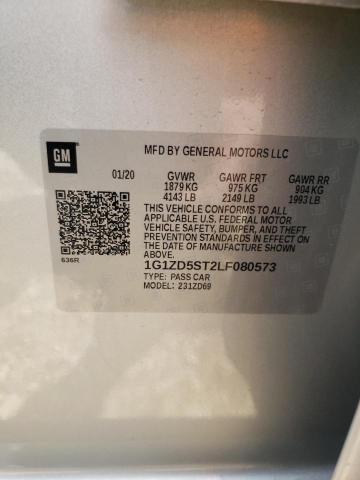 Photo 10 from auction – 2020 CHEVROLET MALIBU LT with VIN 1G1ZD5ST2LF080573