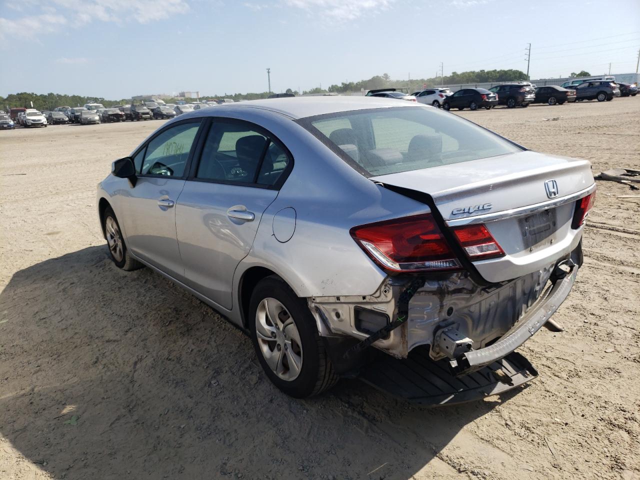 Photo 3 from auction – 2013 HONDA CIVIC LX with VIN 19XFB2F56DE070022