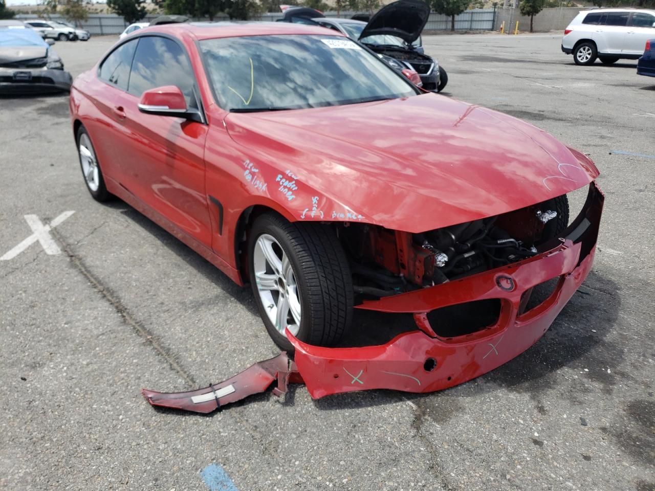 BMW 428 I 2015 with VIN WBA3N7C56FK225080 - Photo from auction