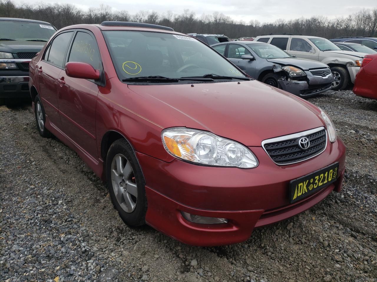 Photo 1 from auction – 2008 TOYOTA COROLLA CE with VIN 2T1BR32E38C890598