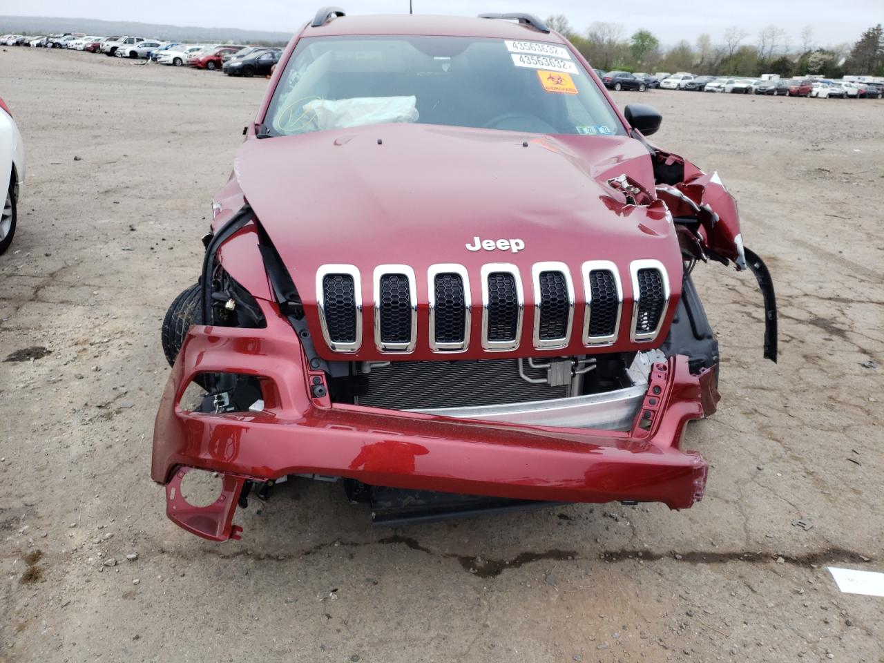 Photo 9 from auction – 2017 JEEP CHEROKEE S with VIN 1C4PJMAB0HW656663