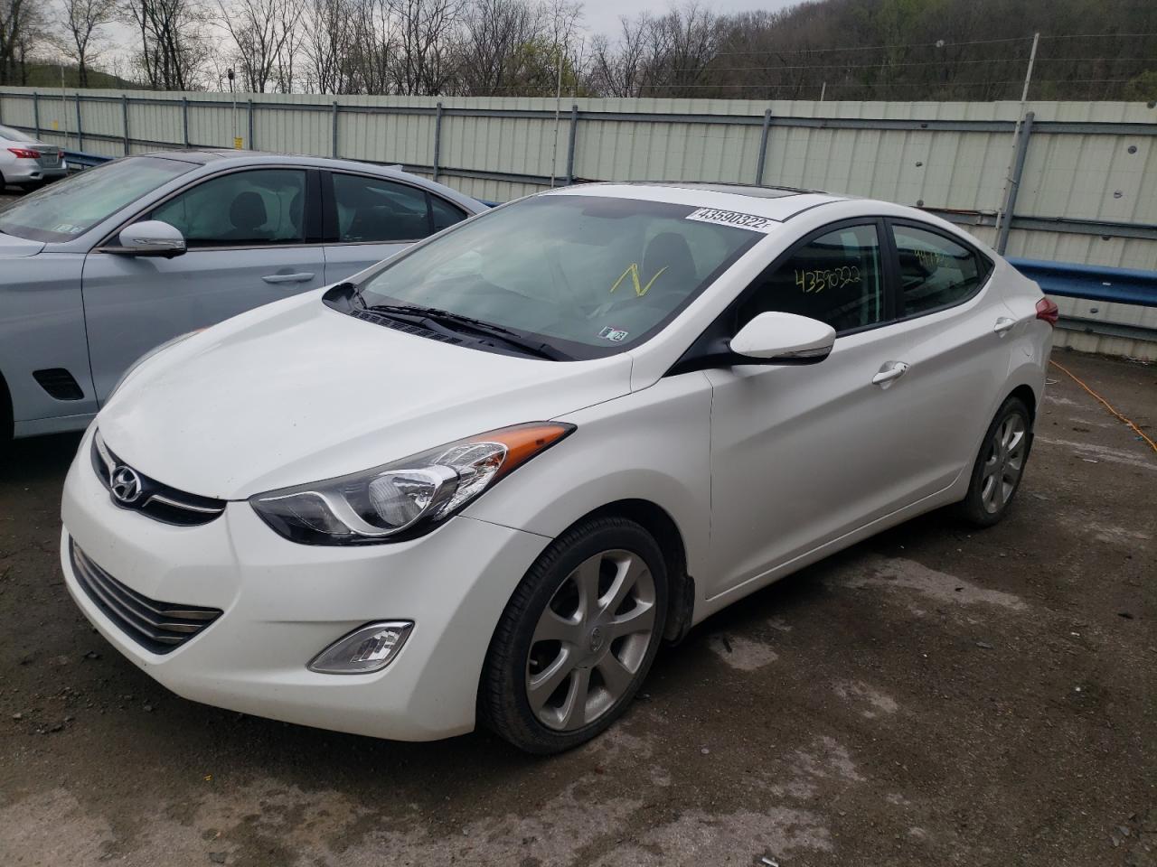 Photo 2 from auction – 2012 HYUNDAI ELANTRA GL with VIN 5NPDH4AE1CH107058