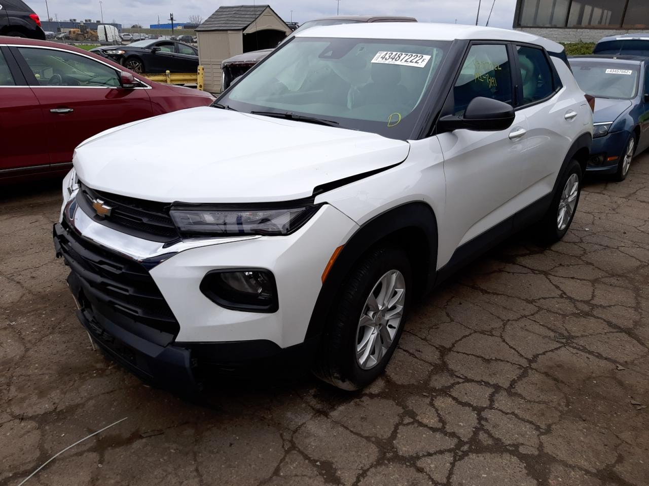 Photo 2 from auction – 2021 CHEVROLET TRAILBLAZE with VIN KL79MMS2XMB124107