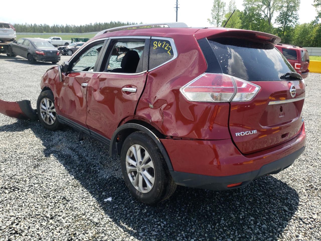 Photo 3 from auction – 2014 NISSAN ROGUE S with VIN 5N1AT2MVXEC821606
