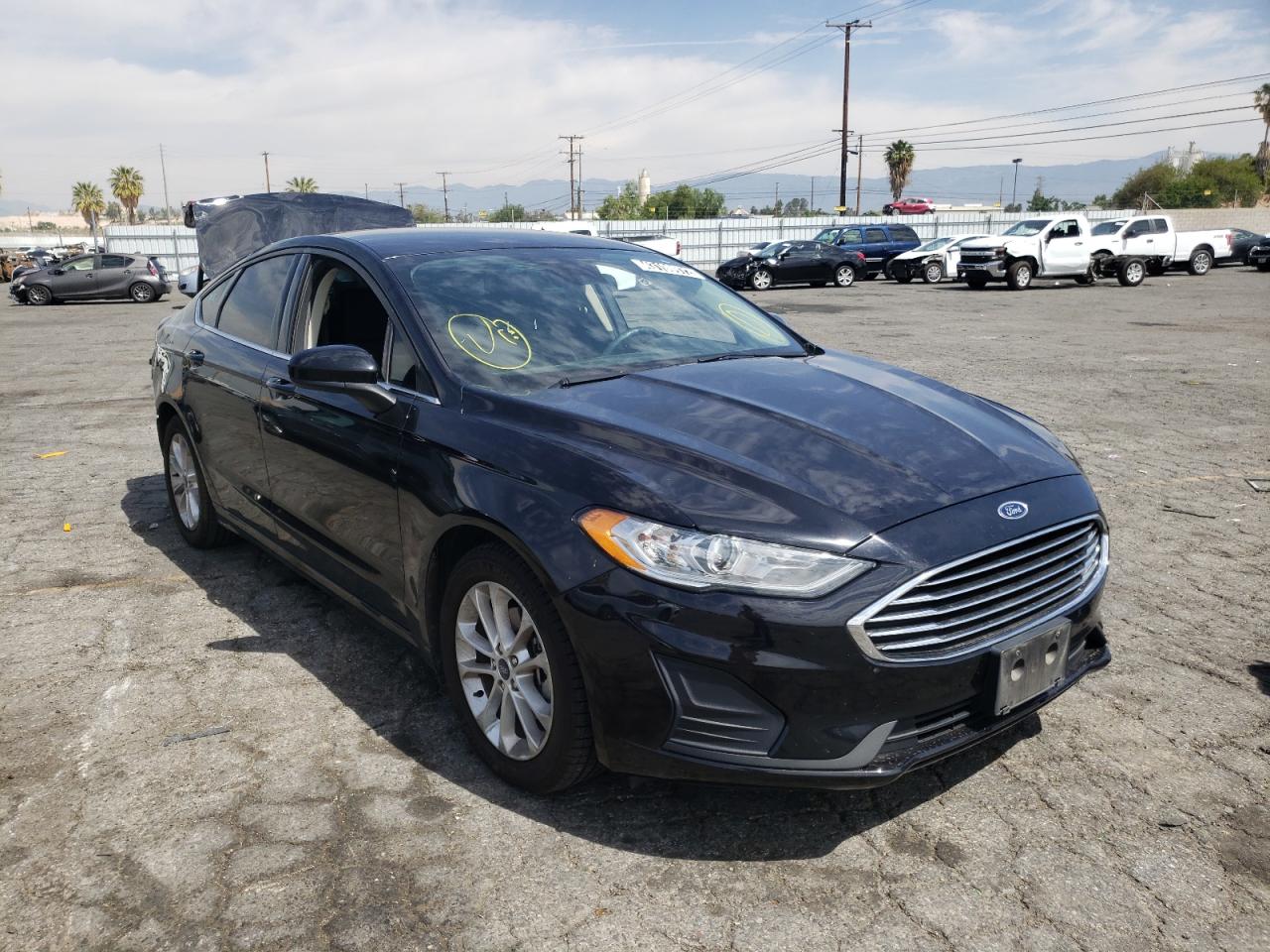 Photo 1 from auction – 2019 FORD FUSION SE with VIN 3FA6P0HD7KR115166