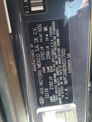 Photo 10 from auction – 2019 KIA FORTE FE with VIN 3KPF24AD2KE077055