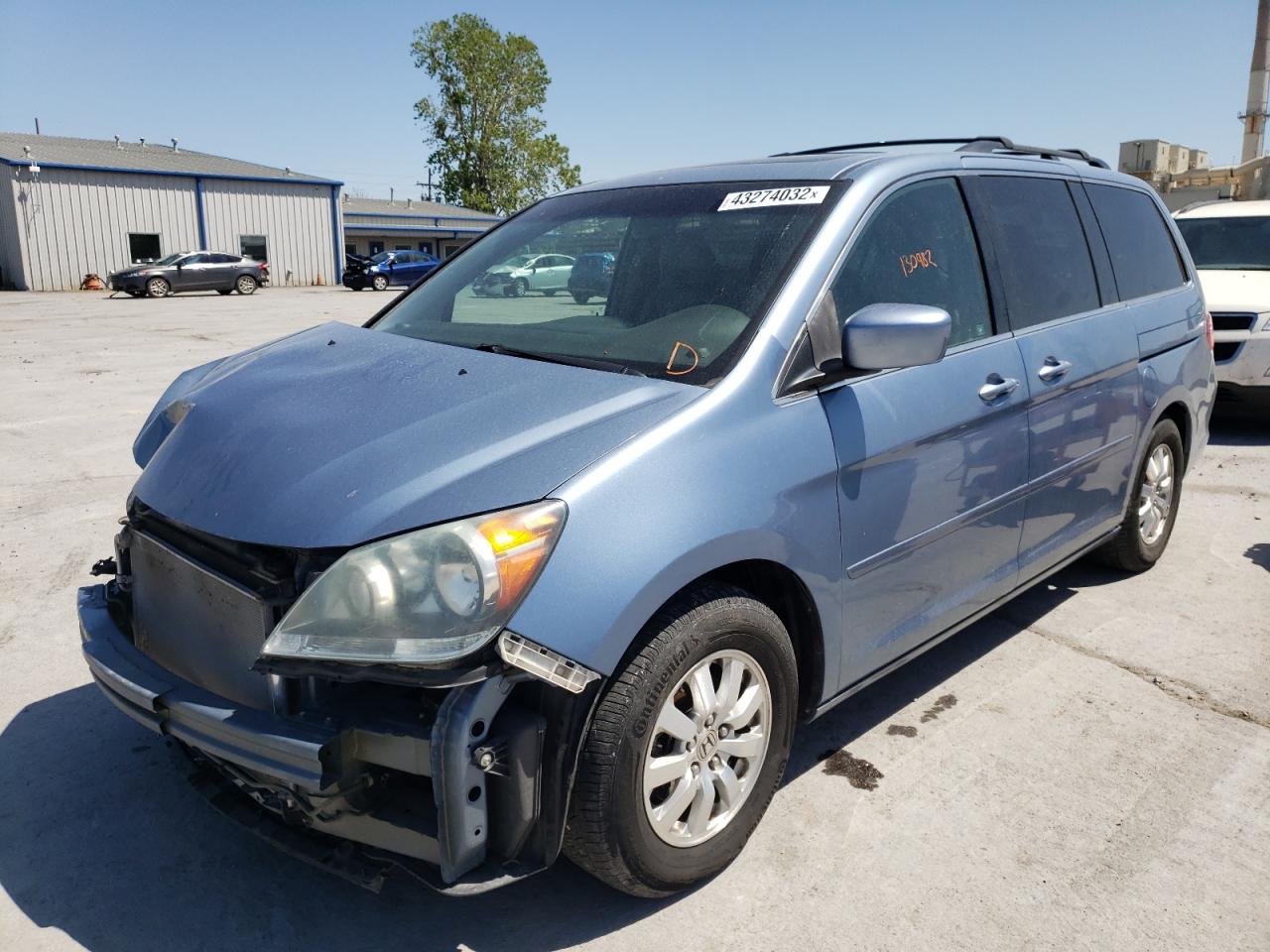 Photo 2 from auction – 2008 HONDA ODYSSEY EX with VIN 5FNRL38708B071438
