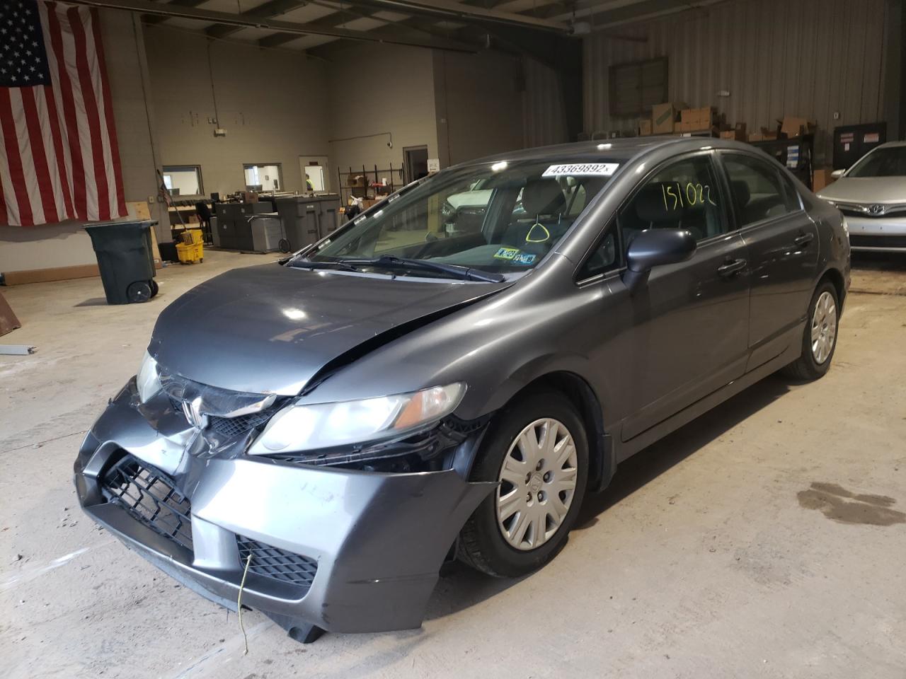 Photo 2 from auction – 2010 HONDA CIVIC VP with VIN 2HGFA1F31AH314804