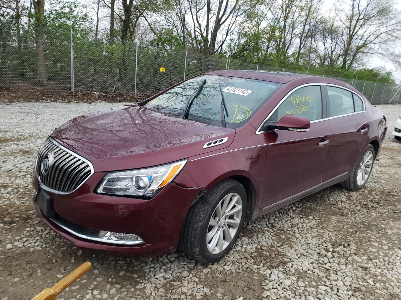 Photo 2 from auction – 2016 BUICK LACROSSE with VIN 1G4GB5G3XGF157155