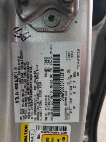 Photo 10 from auction – 2013 FORD FUSION TIT with VIN 3FA6P0D95DR113310