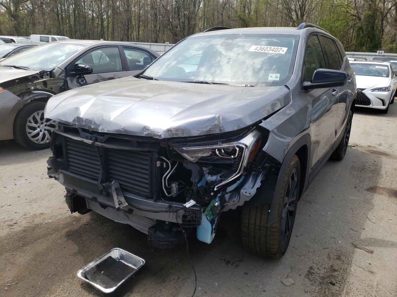 Photo 2 from auction – 2021 GMC TERRAIN SL with VIN 3GKALMEV4ML388838