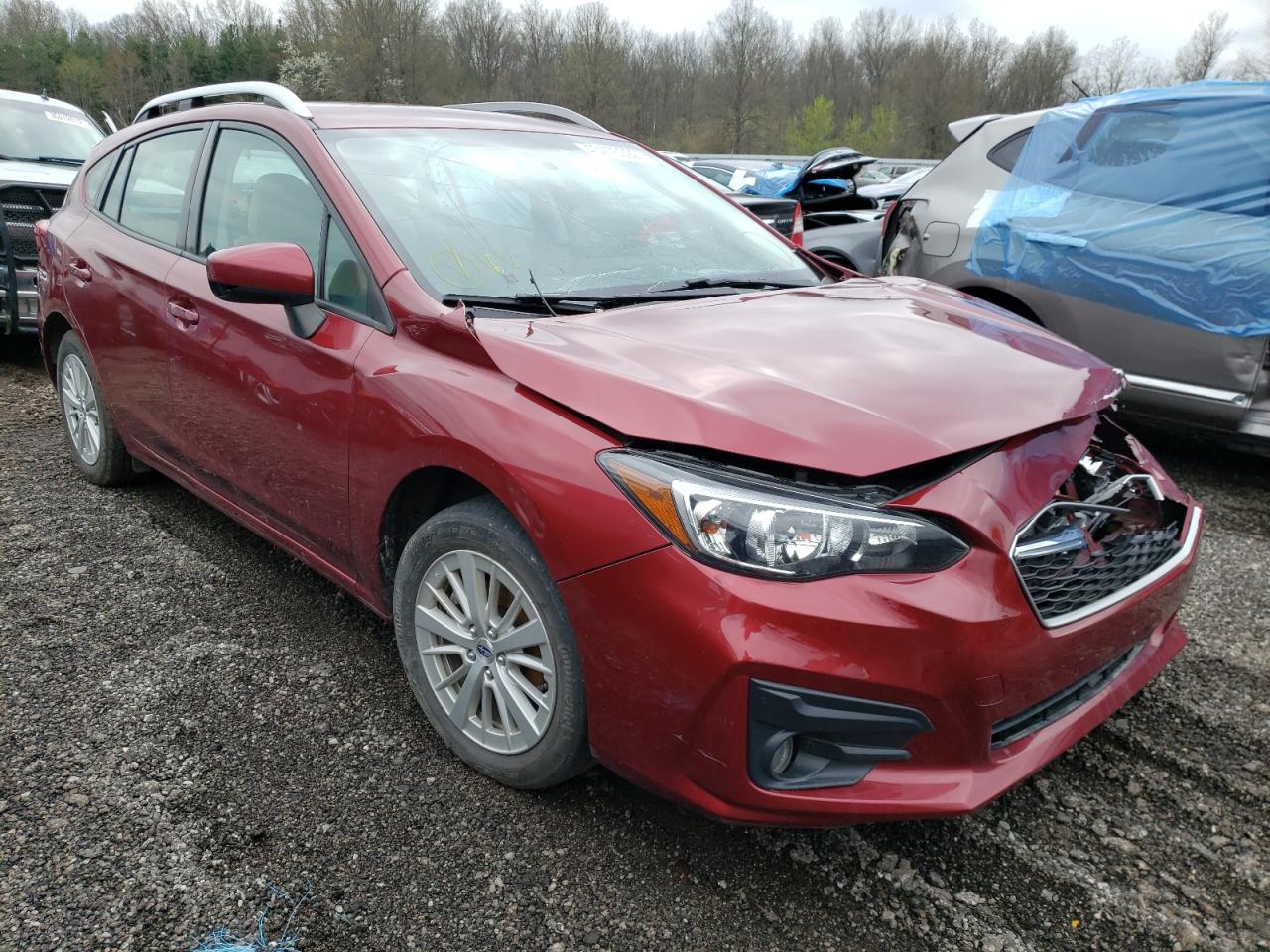 SUBARU IMPREZA PR 2017 with VIN 4S3GTAD66H3727132 - Photo from auction