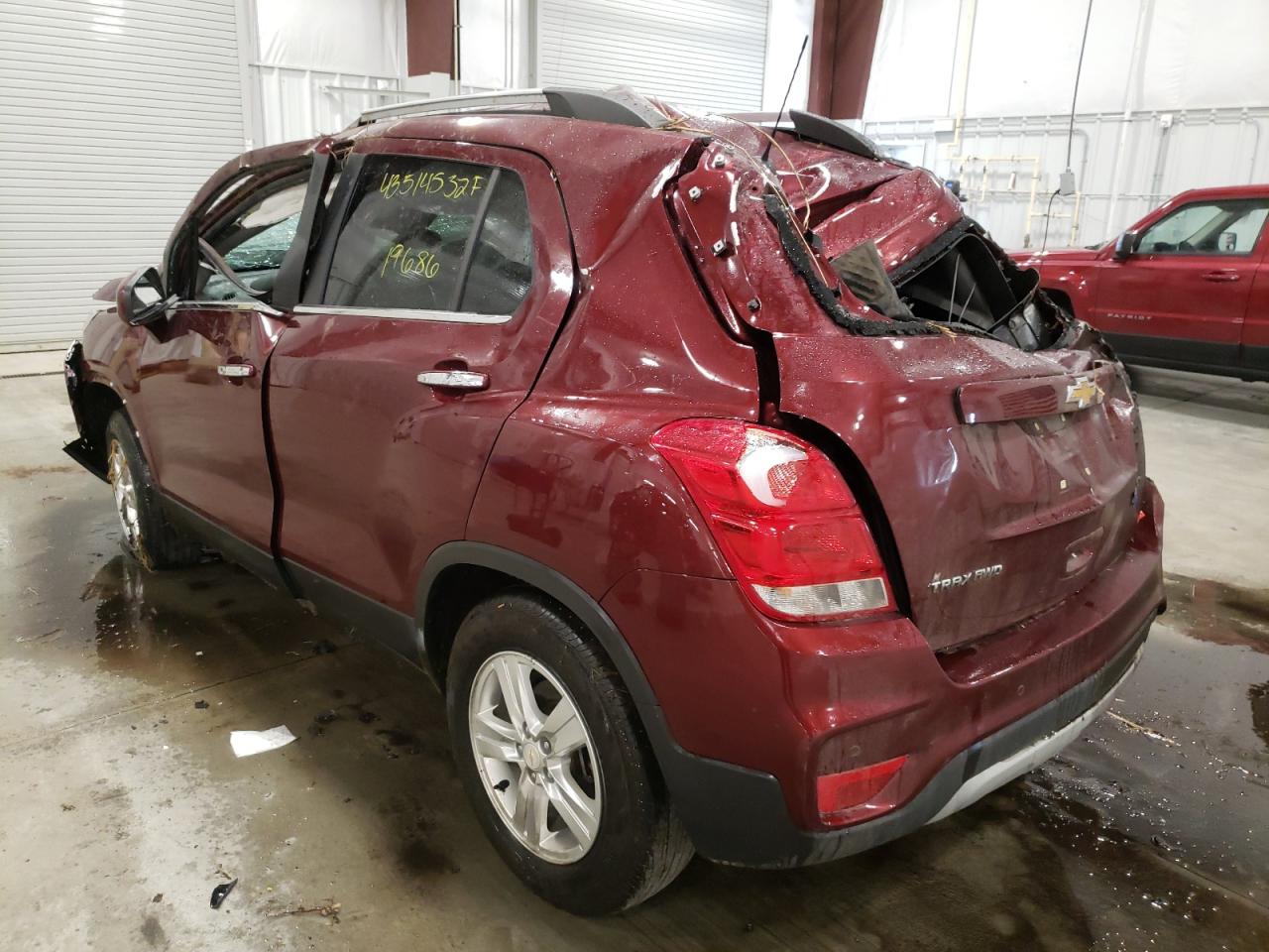 Photo 3 from auction – 2017 CHEVROLET TRAX 1LT with VIN 3GNCJPSB6HL171763
