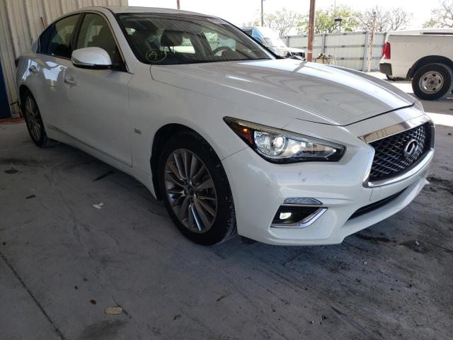 INFINITI Q50 LUXE 2018 with VIN JN1EV7AP1JM360435 - Photo from auction