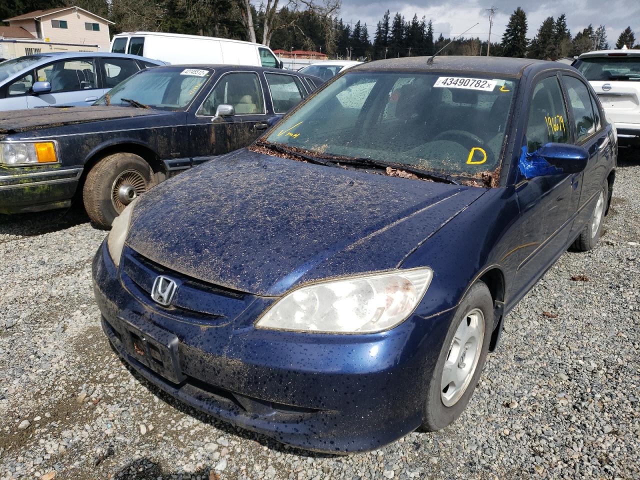 Photo 2 from auction – 2005 HONDA CIVIC HYBR with VIN JHMES95625S008726