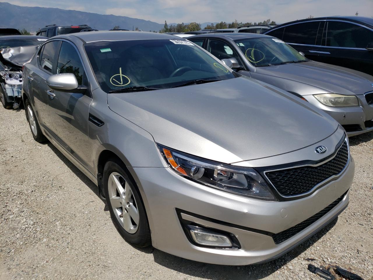 KIA OPTIMA LX 2014 with VIN KNAGM4A71E5521810 - Photo from auction
