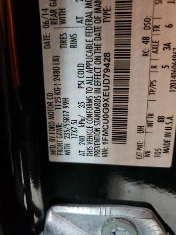 Photo 10 from auction – 2014 FORD ESCAPE SE with VIN 1FMCU0G9XEUD79428