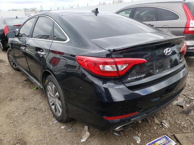 Photo 3 from auction – 2015 HYUNDAI SONATA SPO with VIN 5NPE34AF2FH061062
