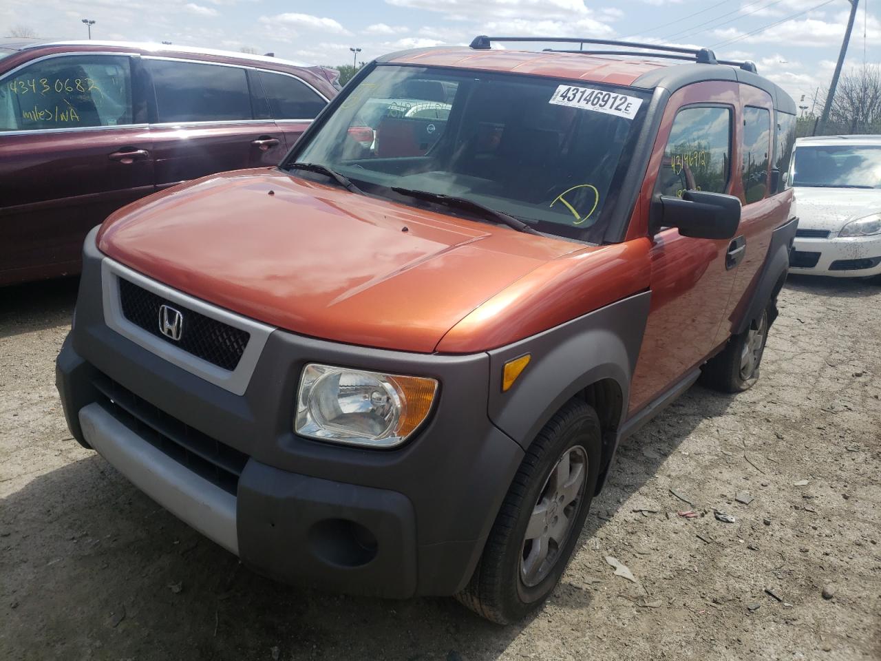 Photo 2 from auction – 2003 HONDA ELEMENT EX with VIN 5J6YH28543L020451