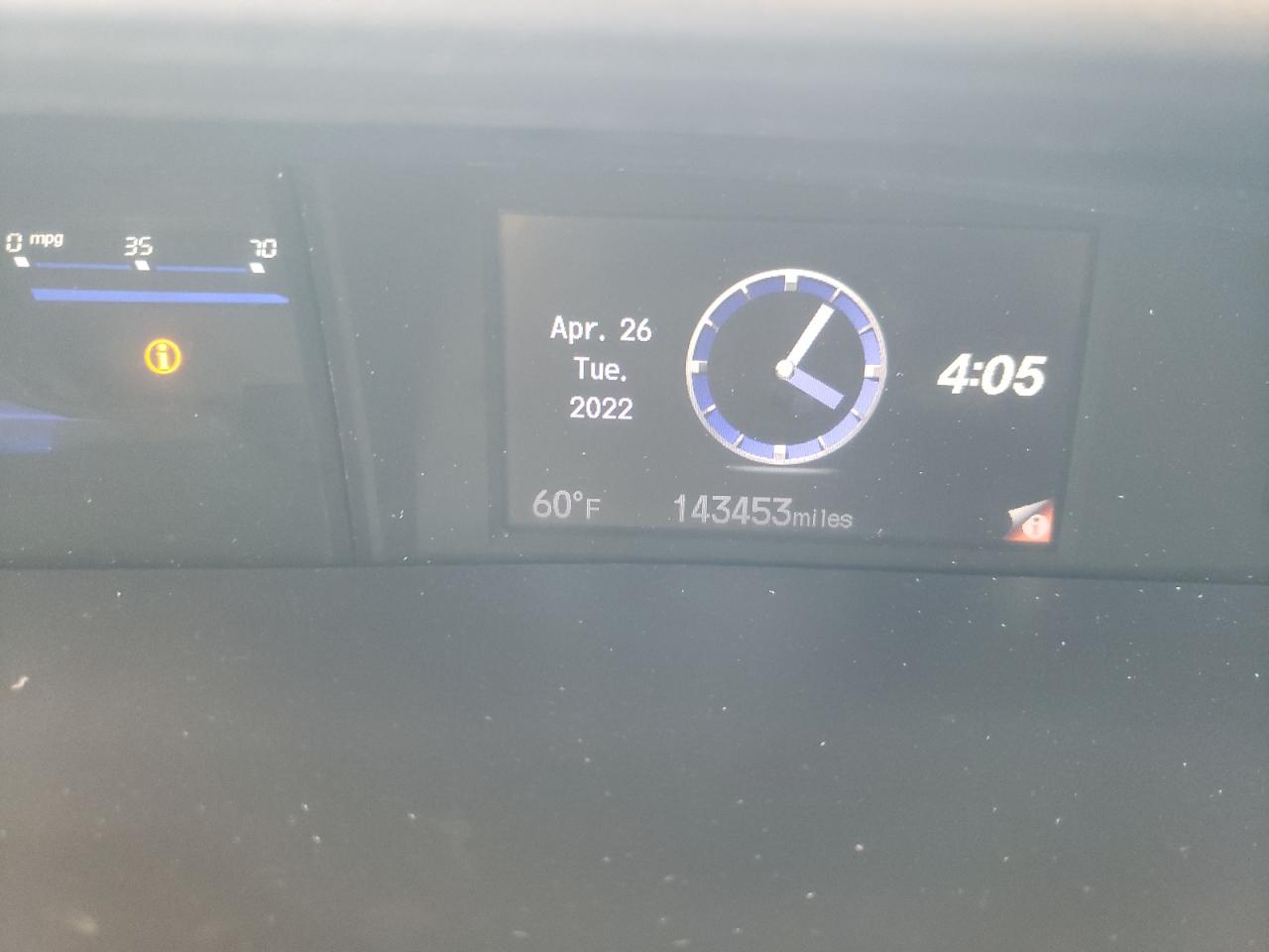 Photo 8 from auction – 2014 HONDA CIVIC EX with VIN 19XFB2F89EE017035