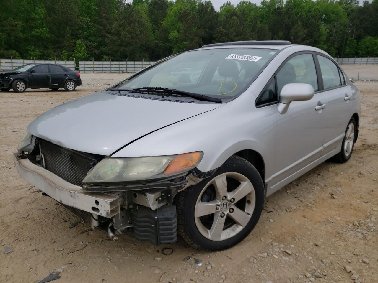 Photo 2 from auction – 2008 HONDA CIVIC EX with VIN 1HGFA16828L026878