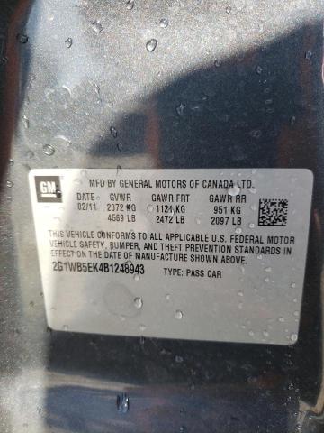 Photo 10 from auction – 2011 CHEVROLET IMPALA LT with VIN 2G1WB5EK4B1248943