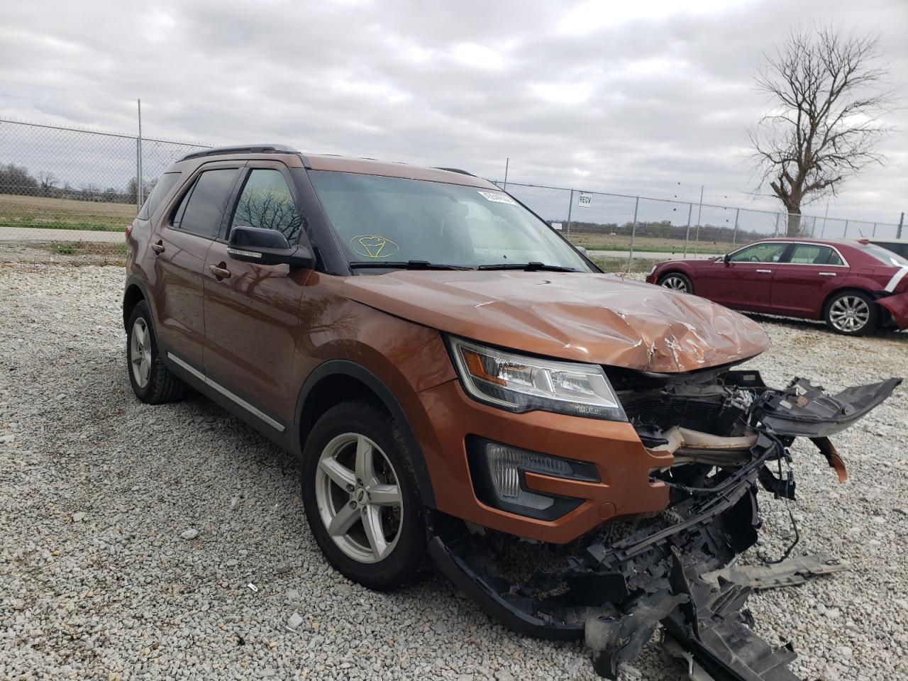 FORD EXPLORER X 2017 with VIN 1FM5K8D82HGA02698 - Photo from auction