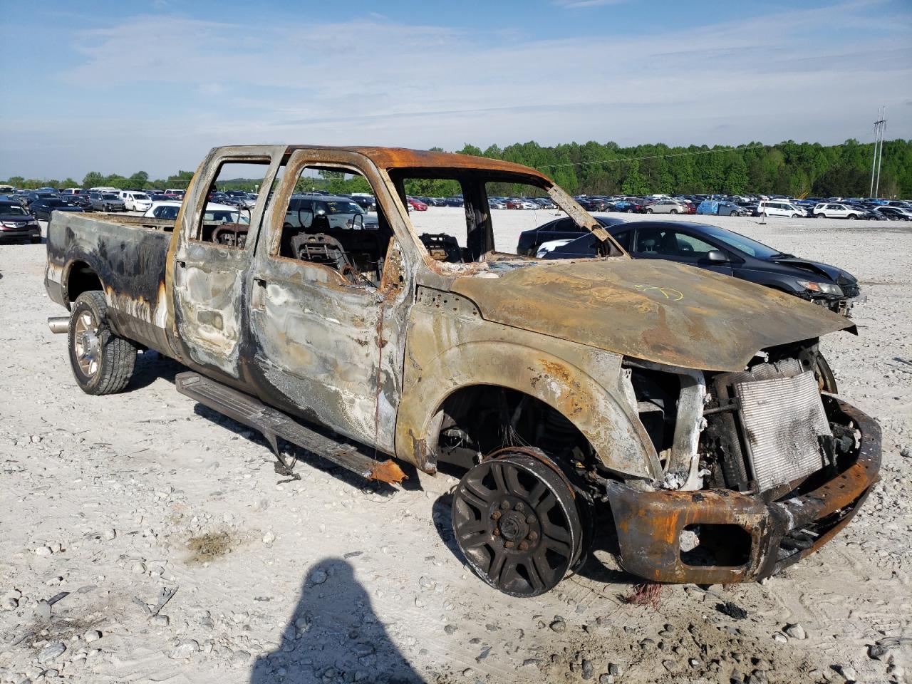 FORD F350 SUPER 2011 with VIN 1FT8W3BT2BEC35290 - Photo from auction