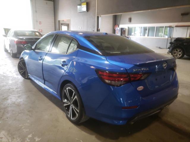 Photo 3 from auction – 2020 NISSAN SENTRA SR with VIN 3N1AB8DV3LY293862