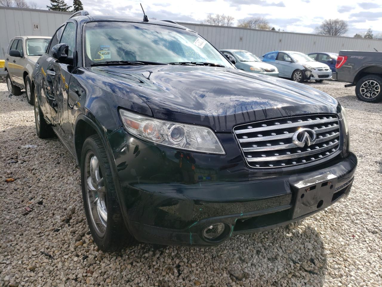 INFINITI FX35 2005 with VIN JNRAS08W95X204043 - Photo from auction