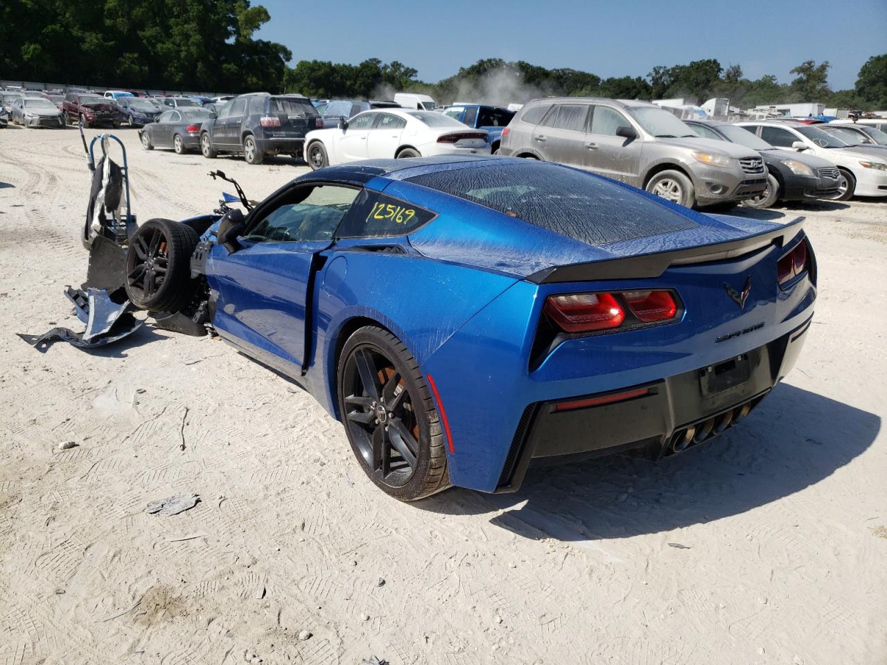 Photo 3 from auction – 2015 CHEVROLET CORVETTE S with VIN 1G1YM2D79F5100693
