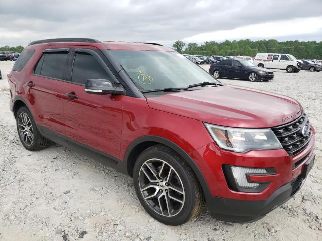 FORD EXPLORER S 2016 with VIN 1FM5K8GT6GGA75121 - Photo from auction