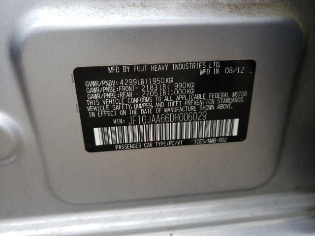 Photo 10 from auction – 2013 SUBARU IMPREZA with VIN JF1GJAA66DH006029