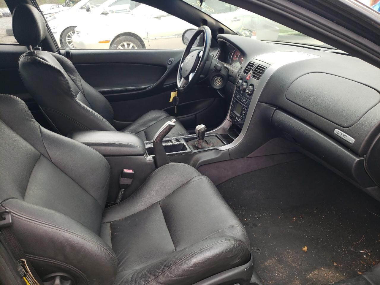 Photo 5 from auction – 2005 PONTIAC GTO with VIN 6G2VX12U25L358446