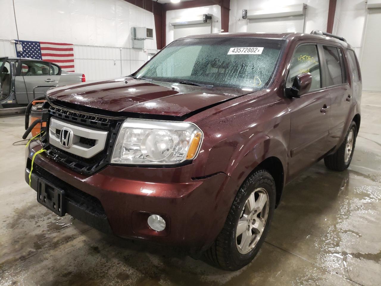 Photo 2 from auction – 2011 HONDA PILOT EXL with VIN 5FNYF4H58BB022261