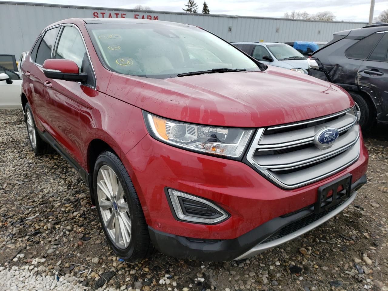 Photo 1 from auction – 2018 FORD EDGE TITAN with VIN 2FMPK4K85JBB05356